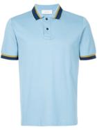 Cerruti 1881 Contrast Trim Polo Shirt - Blue