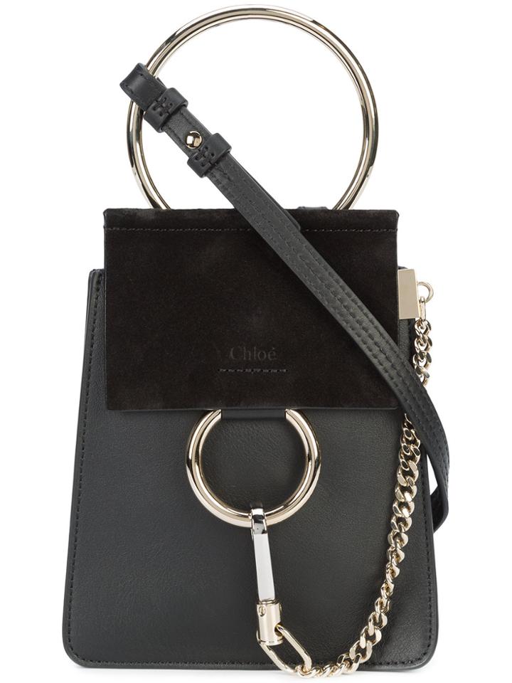 Chloé Mini Faye Shoulder Bag - Black