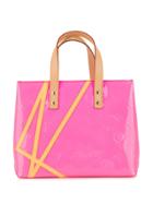 Louis Vuitton Pre-owned Vernis Fluo Reade Pm Tote - Pink