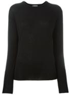 Equipment Hem Detail Sweatshirt, Women's, Size: Small, Black, Polyester/cashmere/wool