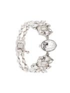 Givenchy Vintage Crystal-embellished Bracelet - Metallic