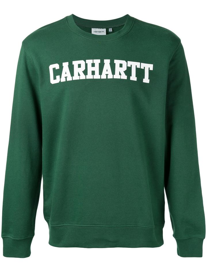 Carhartt College Sweatshirt, Men's, Size: Small, Green, Cotton