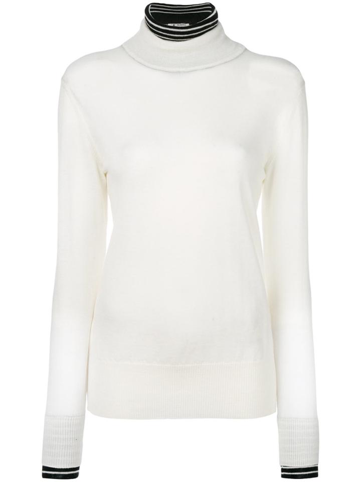 Barena Turtleneck Sweater - White