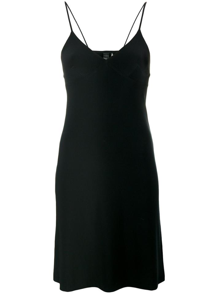 Norma Kamali Spaghetti Strap Dress - Black