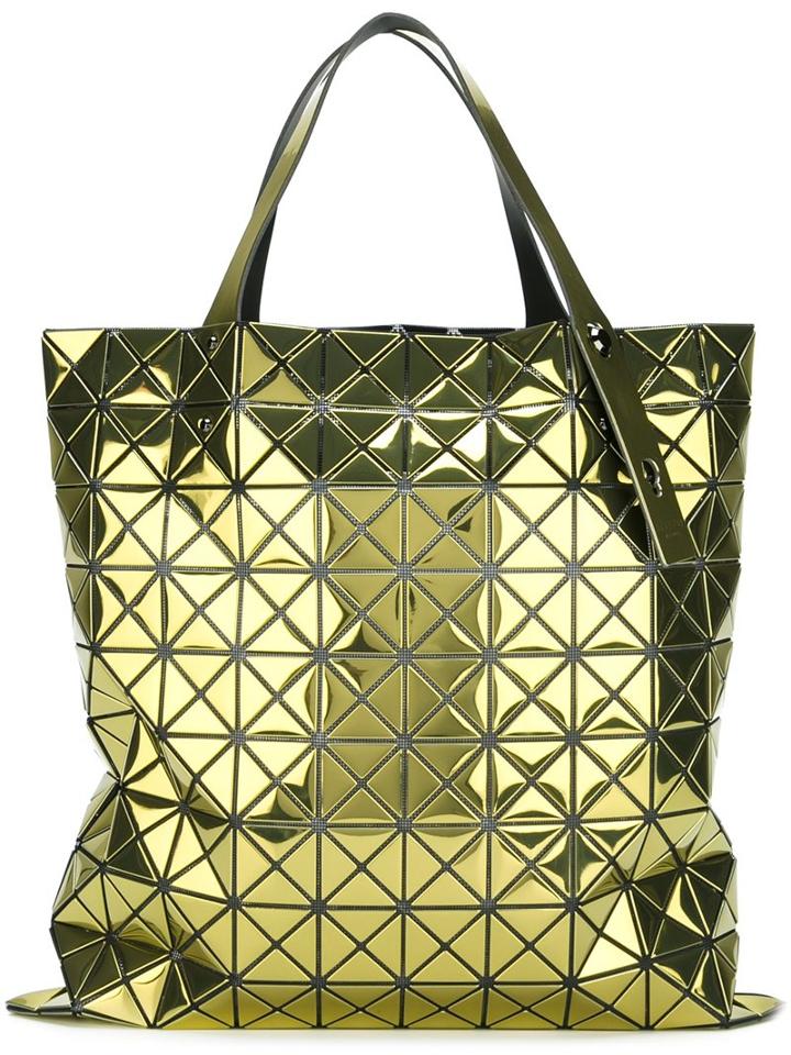 Bao Bao Issey Miyake Metallic (grey) Geometric Tote, Women's
