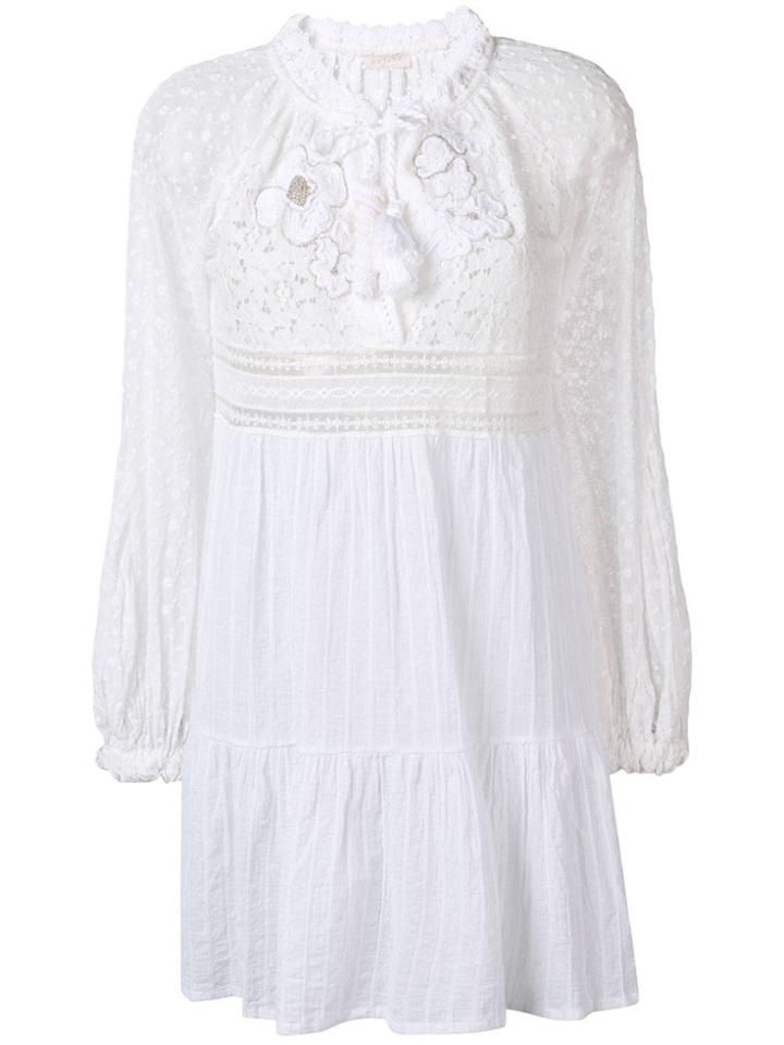 Anjuna Nicoletta Lace Embroidered Dress - White