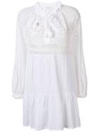 Anjuna Nicoletta Lace Embroidered Dress - White