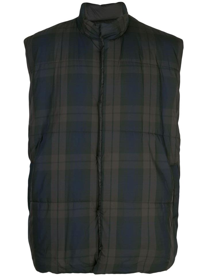 Fear Of God Plaid Gilet - Black