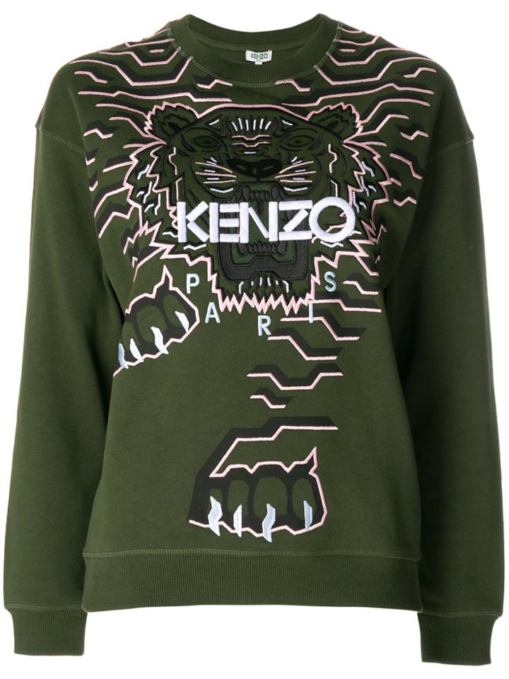 Kenzo Tiger Jumper - Green