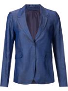 Le Ciel Bleu Satin Effect Blazer