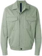 Ps By Paul Smith Chest Pocket Denim Jacket - Green