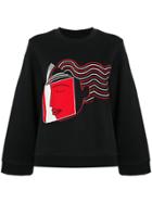 Henrik Vibskov The American Reader Embroidered Sweatshirt - Black