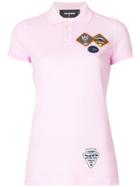 Dsquared2 Patch Polo Shirt - Pink & Purple