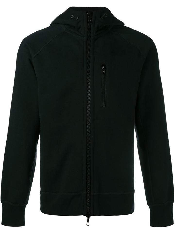 Rag & Bone Zipped Hoodie, Men's, Size: Medium, Black, Cotton