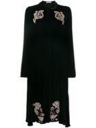 Vivetta Embroidered Floral Dress - Black