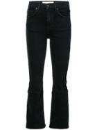 Proenza Schouler Pswl Cropped Flare Jeans - Black