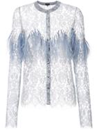 Maki Oh Lace Feather Blouse - Grey