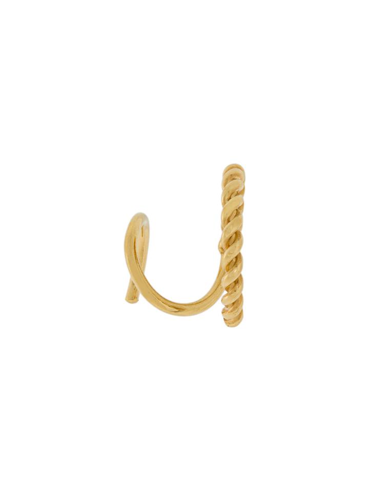 Maria Black Sofia Twirl Earring - Metallic