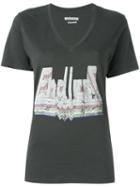 Isabel Marant Étoile 'dewel Endless' V-neck T-shirt, Women's, Size: Large, Black, Cotton