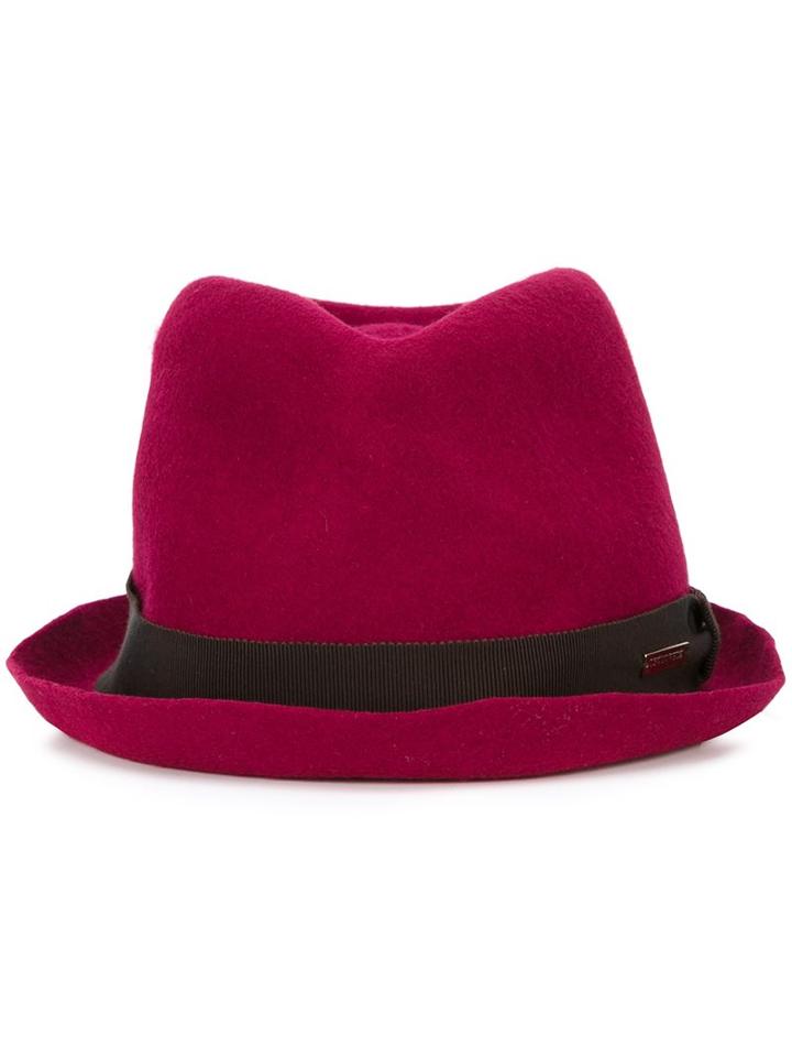 Dsquared2 Trilby Hat, Men's, Size: Large, Red, Wool