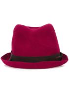 Dsquared2 Trilby Hat, Men's, Size: Large, Red, Wool