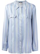 Giorgio Armani Vintage Striped Shirt - Blue
