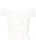 Tufi Duek Knit Off The Shoulder Top - White