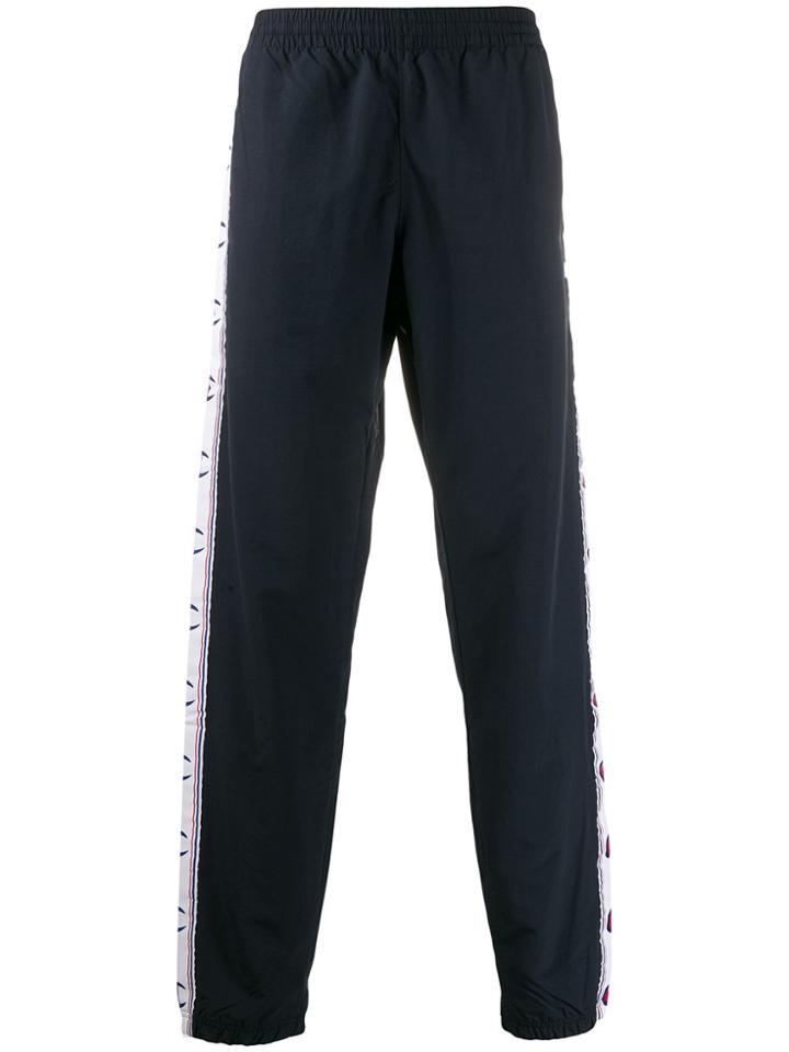 Champion Side Logo Stripe Track Trousers - Blue