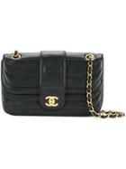 Chanel Vintage Cc Mini Chain Shoulder Bag - Black