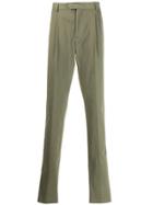 Caruso Straight-leg Trousers - Green