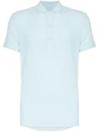Orlebar Brown Towelling Polo Shirt - Blue