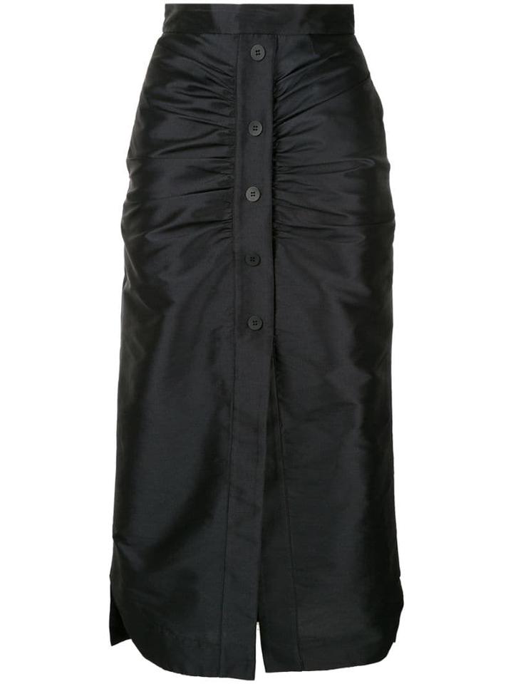 Manning Cartell Buttoned Front Skirt - Black