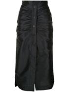 Manning Cartell Buttoned Front Skirt - Black