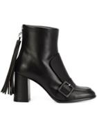 Msgm Tassel Detailing Ankle Boots
