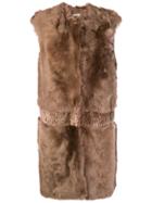 Desa 1972 Sleeveless Coat - Brown