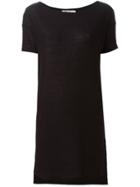 T By Alexander Wang Short T-shirt Dress - Black