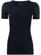 Jil Sander U-neck Fitted T-shirt - Black