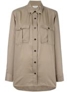 Isabel Marant Étoile Chest Pockets Shirt, Women's, Size: 38, Nude/neutrals, Cotton/modal