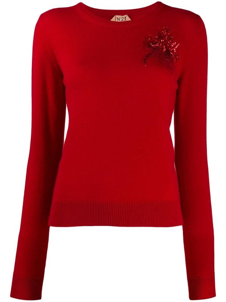 Nº21 Embroidered Knitted Jumper