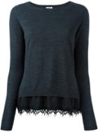 P.a.r.o.s.h. 'lizzy' Sweater, Women's, Size: Medium, Grey, Silk/polyamide/spandex/elastane/wool