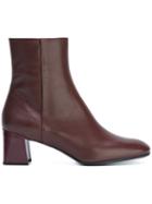 Jil Sander Chunky Heel Ankle Boots