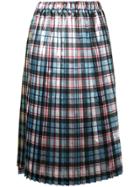 Nº21 Plaid Pleated Skirt - Multicolour
