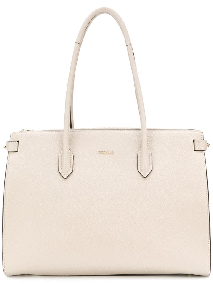 Furla Shopper Tote Bag - Nude & Neutrals