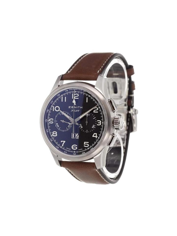 Zenith 'pilot Big Date Special' Analog Watch, Men's, Stainless Steel