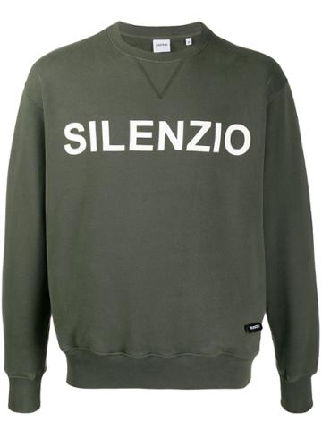 Aspesi Silenzio Print Sweatshirt - Green