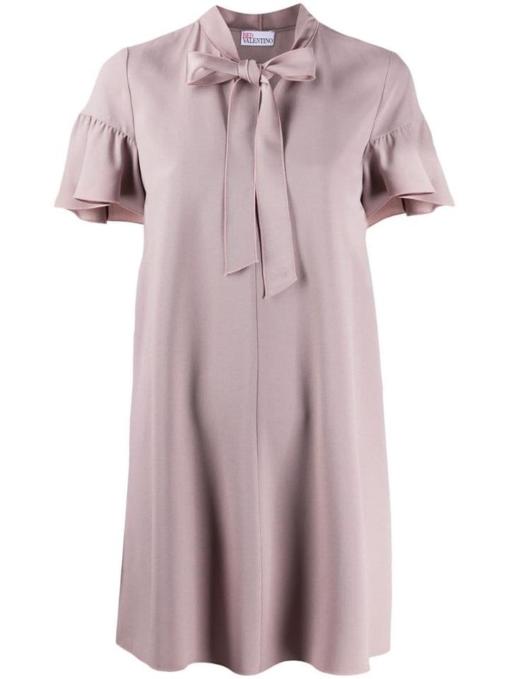 Red Valentino Red Valentino Pussy-bow Mini Dress - Purple