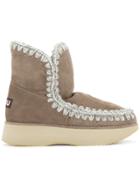 Mou Shearling Snow Boots - Brown