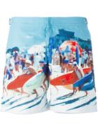 Orlebar Brown Surf Photo Print Swim Shorts