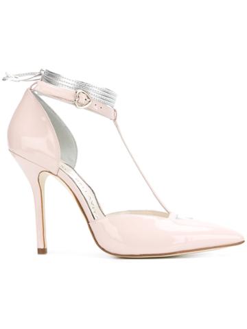 Francesca Bellavita T-bar Pumps - Pink & Purple
