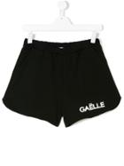 Gaelle Paris Kids Logo Shorts - Black